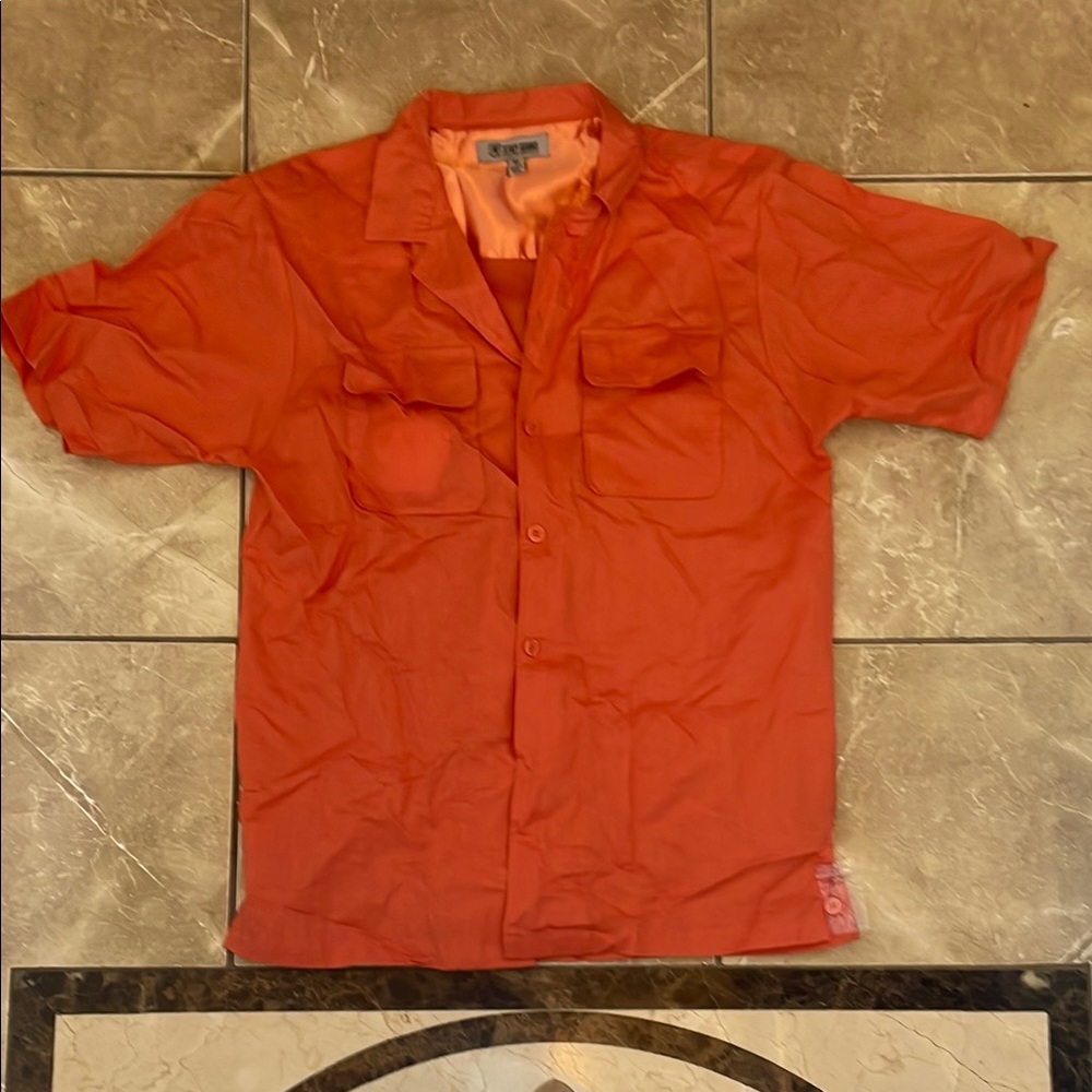 Columbia Red Short Sleeve Shirt